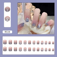 [ Set 5 Hộp ] Nail Giá Rẻ [ 24 PCS - Kèm Dụng Cụ Dán ] - 16564