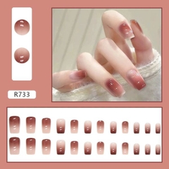 [ Set 5 Hộp ] Nail Giá Rẻ [ 24 PCS - Kèm Dụng Cụ Dán ] - 16571