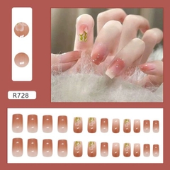 [ Set 5 Hộp ] Nail Giá Rẻ [ 24 PCS - Kèm Dụng Cụ Dán ] - 16573