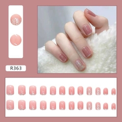 [ Set 5 Hộp ] Nail Giá Rẻ [ 24 PCS - Kèm Dụng Cụ Dán ] - 16574