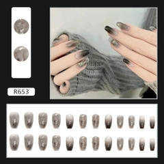 [ Set 5 Hộp ] Nail Giá Rẻ [ 24 PCS - Kèm Dụng Cụ Dán ] - 16575
