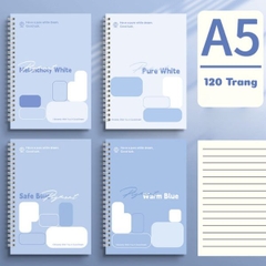 [ Set 20 Quyển ] Sổ Lò Xo [ A5 - Kẻ Ngang - 120 Trang ] - 932447