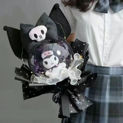 [ Set 2 Bó ] Hoa Gấu Bông Kuromi [ Túi Quà + Đèn ] - 922832