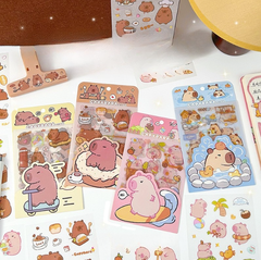 [ Set 20 Túi ] Sticker Capybara - 920036