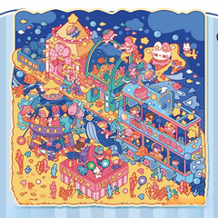 [ Set 5 Bộ ] Sticker Trang Trí 3D ( Size 14 ) - 920086