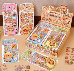 [ Set 100 Túi ] Sticker Capybara ( 1 Túi 4 Tấm ) - 920303