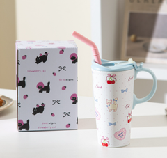 [ Set 2 Cái ] Ly / Cốc Sứ ( Hộp Màu ) - 920394
