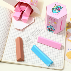 [ Set 12 Hộp ] Tẩy Tam Giác Không Vụn ( 1 Hộp 6 Cái ) - 920479