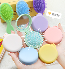 [ Set 20 Cái ] Lược Gương Tròn Mini Bỏ Túi - 920488