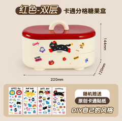 [ Set 2 Cái ] Đựng Bánh Trái ( Tặng Sticker ) - 920495