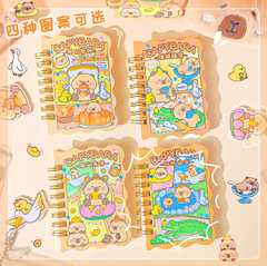 [ Set 12 Quyển ] Sổ Tay Móc Khóa Capybara ( 1 Quyển 60 Trang ) -  920584