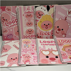 [ Set 12 Quyển ] Sổ Lò Xo A5 Loopy - 920648