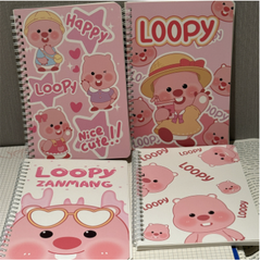 [ Set 12 Quyển ] Sổ Lò Xo A5 Loopy - 920648