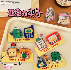 [ Set 10 Bộ ] Kẹp Ghi Chú Cute ( 1 Bộ 2 Cái ) - 920845