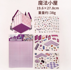 [ Set 12 Bộ ] Sticker Trang Trí 3D - 920869