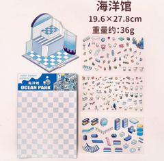 [ Set 12 Bộ ] Sticker Trang Trí 3D - 920869