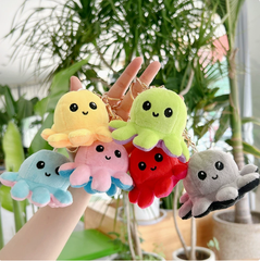 [ Set 6 Cái ] Móc Khóa Gấu Bông ( Khóa Trắng ) - 920883
