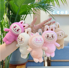 [ Set 9 Cái ] Móc Khóa Gấu Bông ( Khóa Vàng ) - 920890