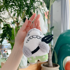 [ Set 6 Cái ] Móc Khóa Gấu Bông ( Khóa Trắng ) - 920896