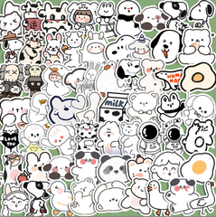 [ Set 10 Túi ] Sticker PVC Cún Ngộ Nghĩnh ( 1 Túi 90 Miếng ) - 920922