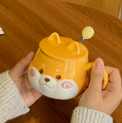 [ Set 2 Cái ] Cốc Nước Cún Cute [ Hộp Đẹp ] - 921168