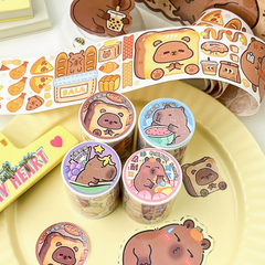 [ Hộp 16 Cuộn ] Washi Capybara - 921151