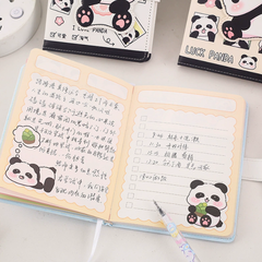[ Set 4 Cuốn ] Sổ Nhật Ký Panda Cute [ 13 x 17cm ] - 921157