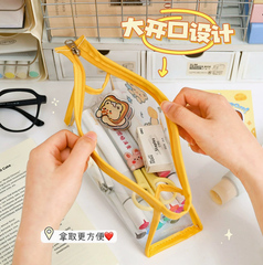 [ Set 10 Cái ] Bóp Bút Trong Suốt - 921303