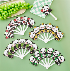 [ Set 20 Cái ] Quạt Gấp Cầm Tay Panda - 921360