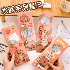 [ Set 20 Bộ ] Thước Kẻ Capybara ( 1 Bộ 4 Cái ) - 921370