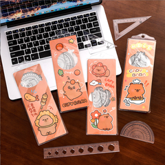 [ Set 20 Bộ ] Thước Kẻ Capybara ( 1 Bộ 4 Cái ) - 921370