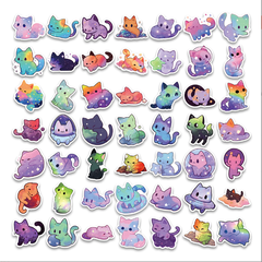 [ Set 10 Gói ] Sticker Mèo Cute - 921441