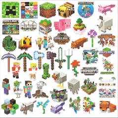 [ Set 10 Gói ] Sticker Mine Minecraft ( 1 Gói 50 Miếng ) - 921443