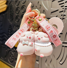 [ Set 2 Bộ ] Móc Khóa Cặp Đôi ( 1 Bộ 2 Cái ) - 921591