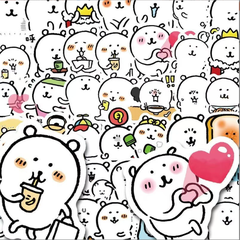 [ Set 10 Túi ] Sticker PVC Chiikawa ( 1 Túi 90 Miếng ) - 921608