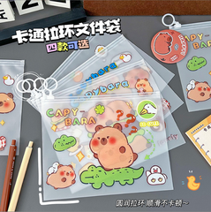 [ Set 30 Cái ] Túi Đựng Hồ Sơ Trong Suốt Capybara - 921653
