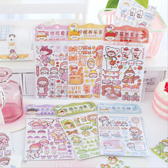 [ Set 20 Tấm ] Sticker Cute ( 1 Tấm 4 Tờ ) - 921758