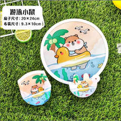 [ Set 20 Cái ] Quạt Tròn Gấp Gọn - 921804