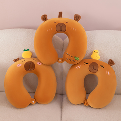 [ Set 2 Cái ] Gối Cổ Capybara ( 28x30cm ) - 921832