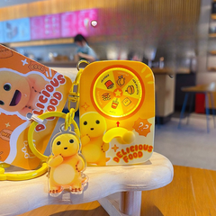 [ Set 2 Cái ] Móc Khóa Trò Chơi Vòng Xoay Có Led - 922153