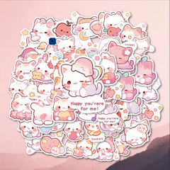 [ Set 10 Túi ] 45 Miếng Sticker PVC Chống Nước - 922178