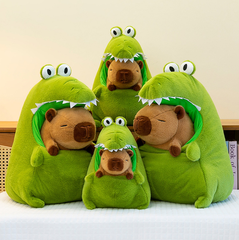 [ Set 2 Cái ] Gấu Bông Capybara Cá Sấu - 922282