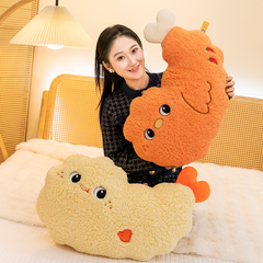 [ Set 2 Cái ] Gối Ôm Gà Rán Size 65cm - 922284