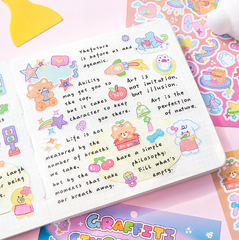 [ Set 12 Túi ] Sticker Cute - 922292