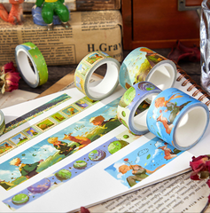 [ Set 5 Hộp ] Washi Vintage [ 1 Hộp 10 Cuộn ] - 922295