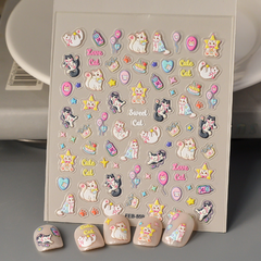 [ Set 12 Túi ] Sticker Dán Nail 5D, Dập Nổi, Chống Nước, Keo Cao Cấp - 922303