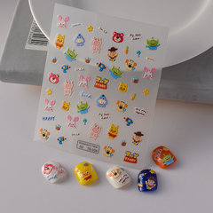 [ Set 12 Túi ] Sticker Dán Nail 5D, Dập Nổi, Chống Nước, Keo Cao Cấp - 922307