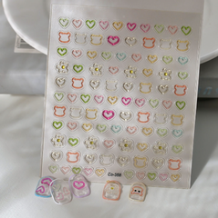 [ Set 12 Túi ] Sticker Dán Nail 5D, Dập Nổi, Chống Nước, Keo Cao Cấp - 922309