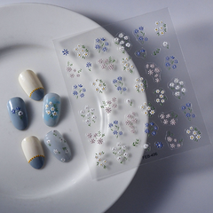 [ Set 12 Túi ] Sticker Dán Nail 5D, Dập Nổi, Chống Nước, Keo Cao Cấp - 922328