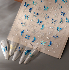 [ Set 12 Túi ] Sticker Dán Nail 5D, Dập Nổi, Chống Nước, Keo Cao Cấp - 922353